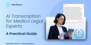 AI Transcription for Medico-Legal Experts