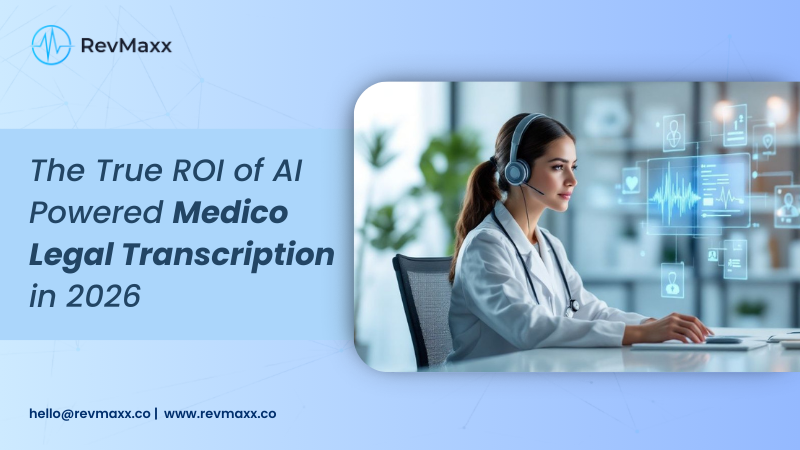 The True ROI of AI Powered Medico Legal Transcription in 2026