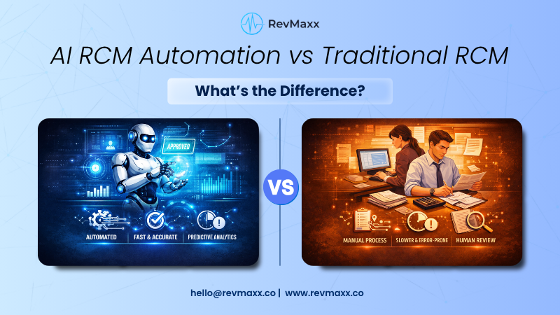 AI RCM Automation vs Traditional RCM
