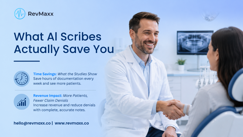 AI dental scribes save you time and generate revenue